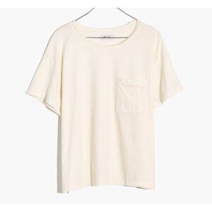 Madewell Women's Softfade Oversized Pocket Tee Extra Extra Small Na459 ($29.50)